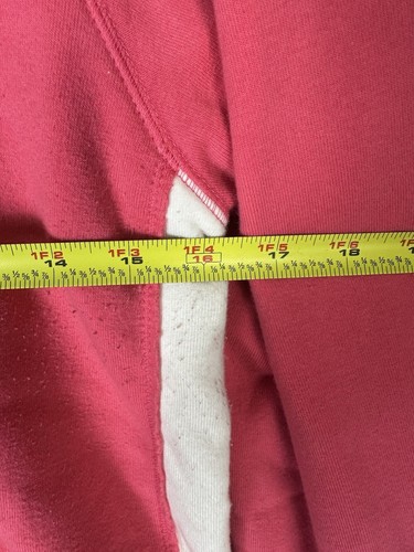Vintage Silver Tag Nike Full Zip Hoodie Spell Out Damen L Pink Kordelzug - Bild 8 von 8
