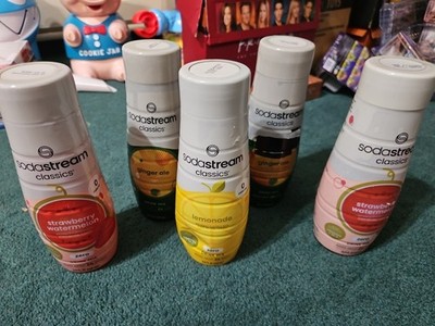 SodaStream Zero Calorie Flavored Drink Concentrate Pack of 5 with Vitamins New