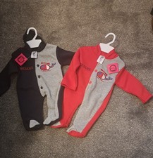 Baby Hooded Fleece Romper Snowsuit 3-6 Months BNWT