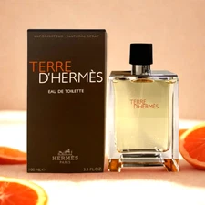 Terre D'Hermes By Hermes 3.3 oz/100 ml Eau De Toilette for Men New with Box
