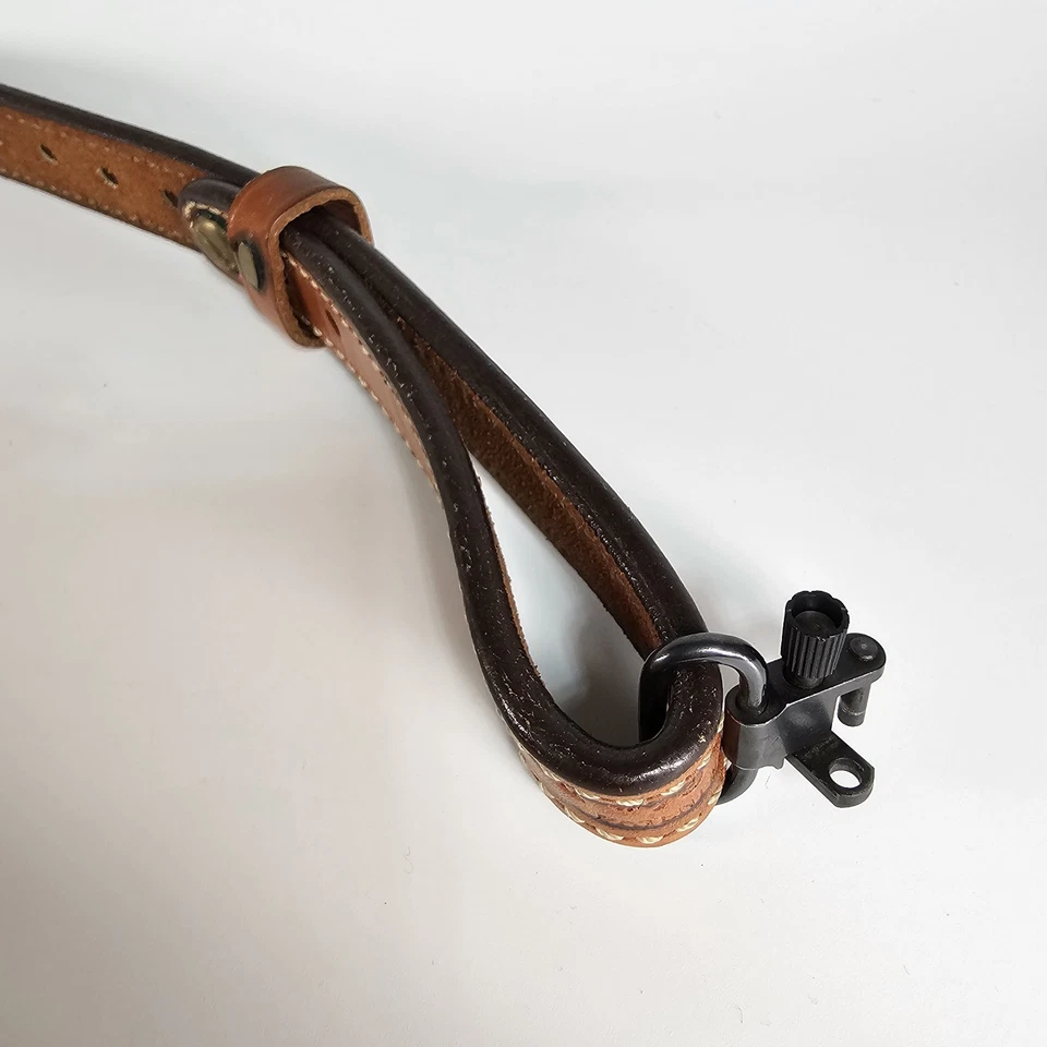 Rifle de cuero con respaldo de oveja cosido con honda Bianchi Cobra Grande #73 de colección Foto 3 de 4