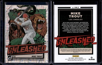 2021 Donruss Baseball Unleashed Vector #UNL2 Mike Trout