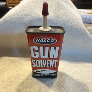 NAACO Gun Solvent Advertising Oil 4oz Can
