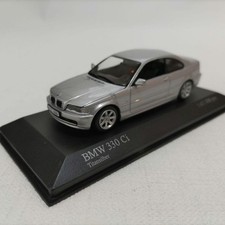 MINICHAMPS BMW 330ci Coupe 1/43 Scale Diecast Limited Ed. Silver, Openable Hood