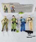 S-661 VINTAGE 1980'S HASBRO GI JOE FIGURES LADY JAYE STORM SHADOW SHIPWRECK ETC