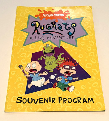Nickelodeon Rugrats: A Live Adventure Tour Souvenir Program 1998