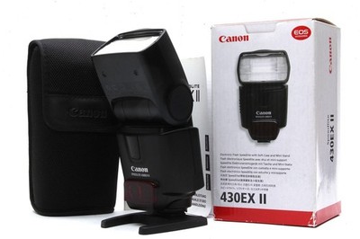 Canon Speedlite 430EX II Aufsteck Blitz für Canon EOS und R Kameras + OVP
