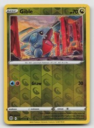 Gible 107/172 Common Reverse Holo Brilliant Stars