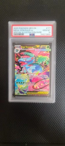 2025 POKEMON MEG EN-MEGA EVOLUTION #177 MEGA VENUSAUR EX PSA 10