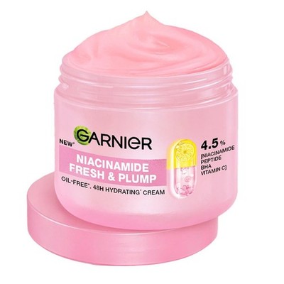 Garnier Fresh & Plump Niacinamide Sorbet Moisturizer Cream, Hydrated 45GM