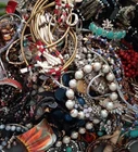 Costume Jewelry Lot 9 lbs. Vintage to Mod Wearable Craft Repurpose Resell