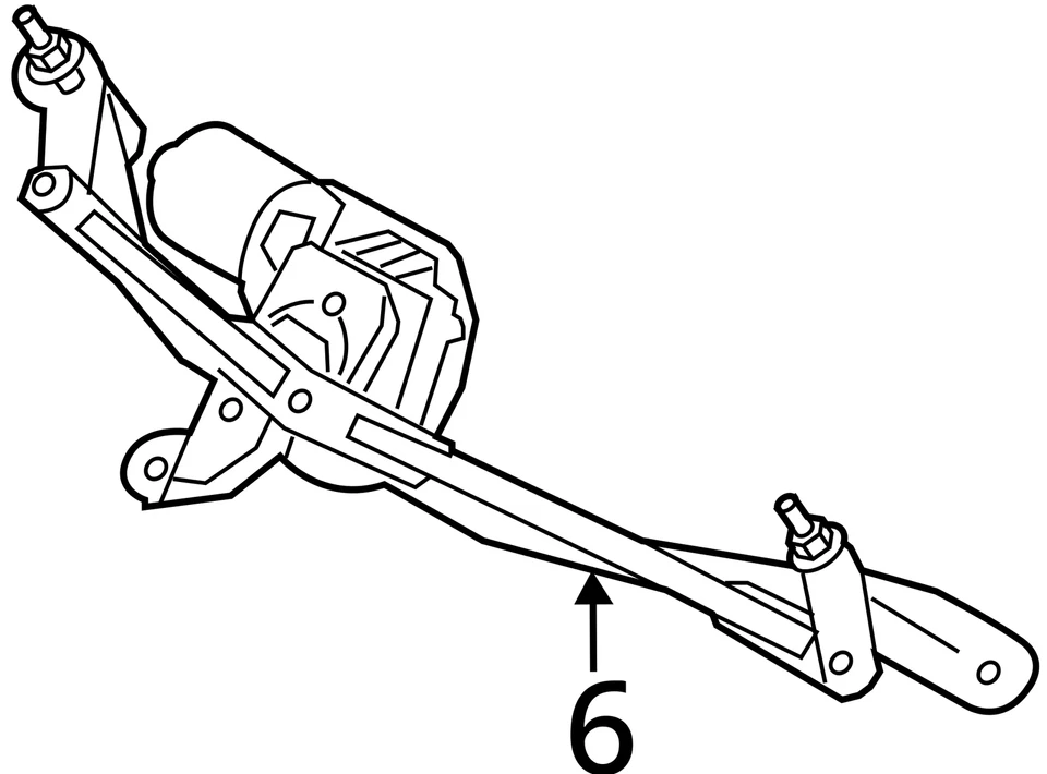 LIMPIAPARABRISAS TRANSMISIÓN 528D 528i 535i 550i 740i 740il 750 09-15 1091813 Foto 4 de 4