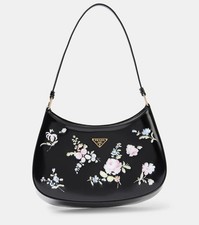 Prada Floral Cleo Shoulder  Bag -New With Tags -