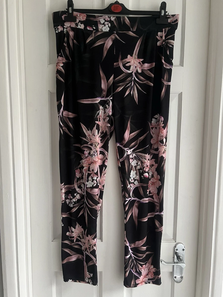 Pantalon Conique Wallis Imprimé Floral - Taille UK10/EUR 38, Neuf Avec étiquette