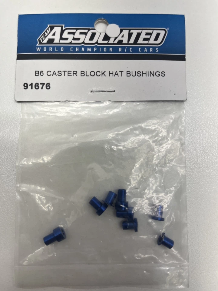 Buchas de chapéu rodízio ASC91676 Team Associated B6 - Imagem 2 de 3