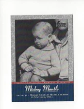 2001 UD Baseball Mickey Mantle Pinstripe Exclusives Insert Singles - You Choose