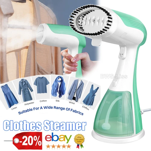 Compact Handheld Garment Clothes Steamer Portable Travel Steam Iron Sanitiser US