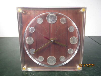 MK Summers Last United States Silver Coinage Clock No 36 | eBay