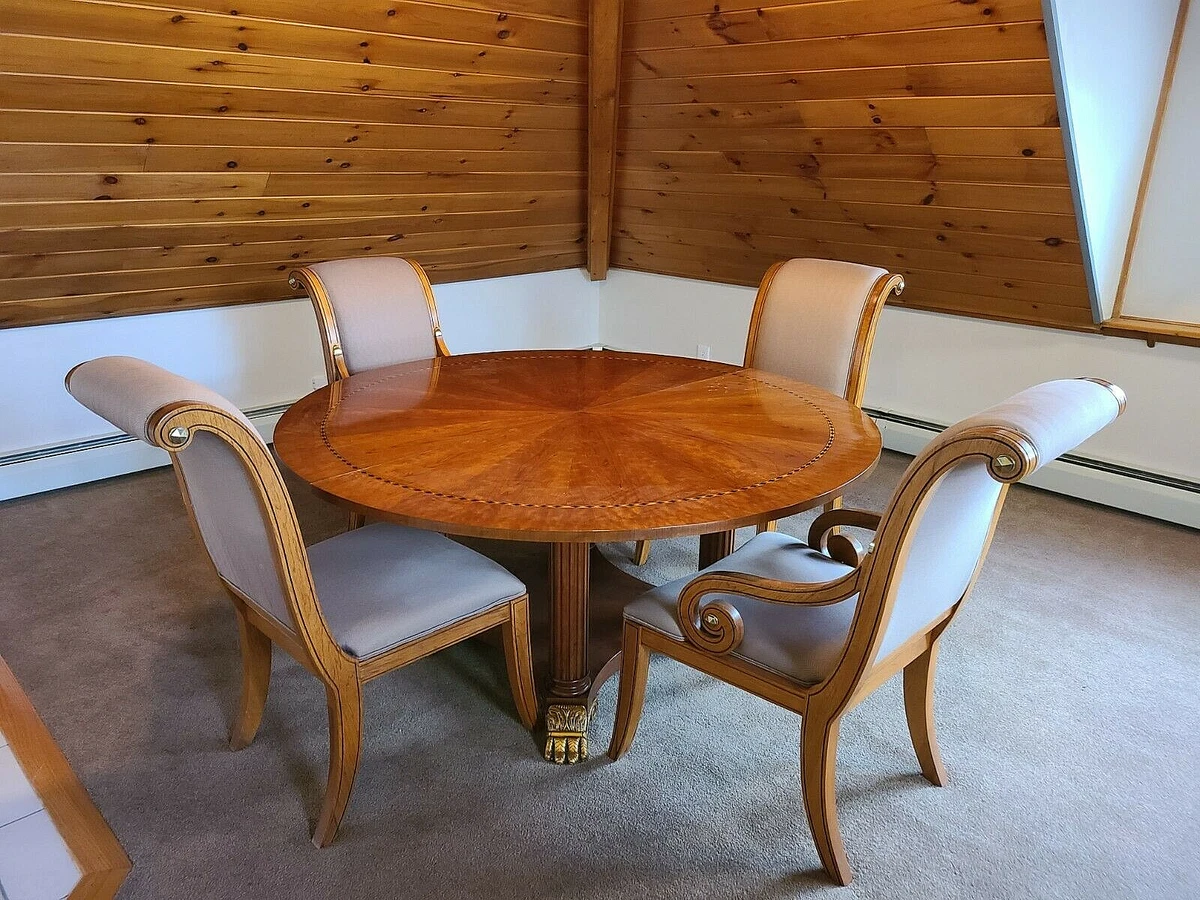Henredon Dining Room Set Sideboard table w leaf and 8 chairs PICKUP ONLY