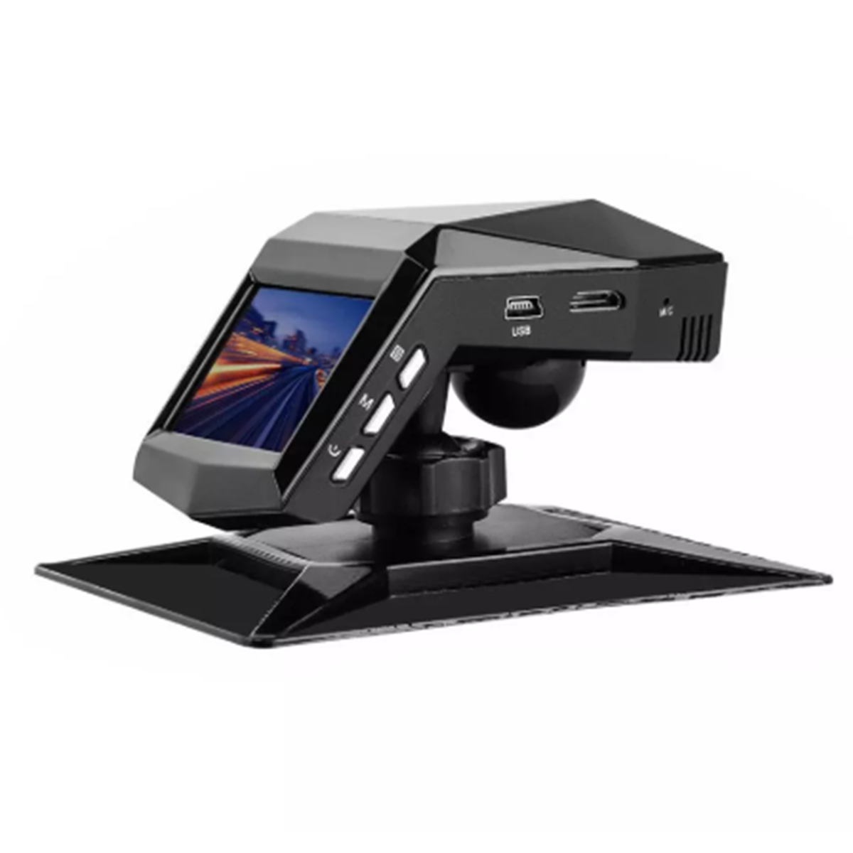 2in1 1080P Dash Cam with Night Vision, G-Sensor, and Loop Recording