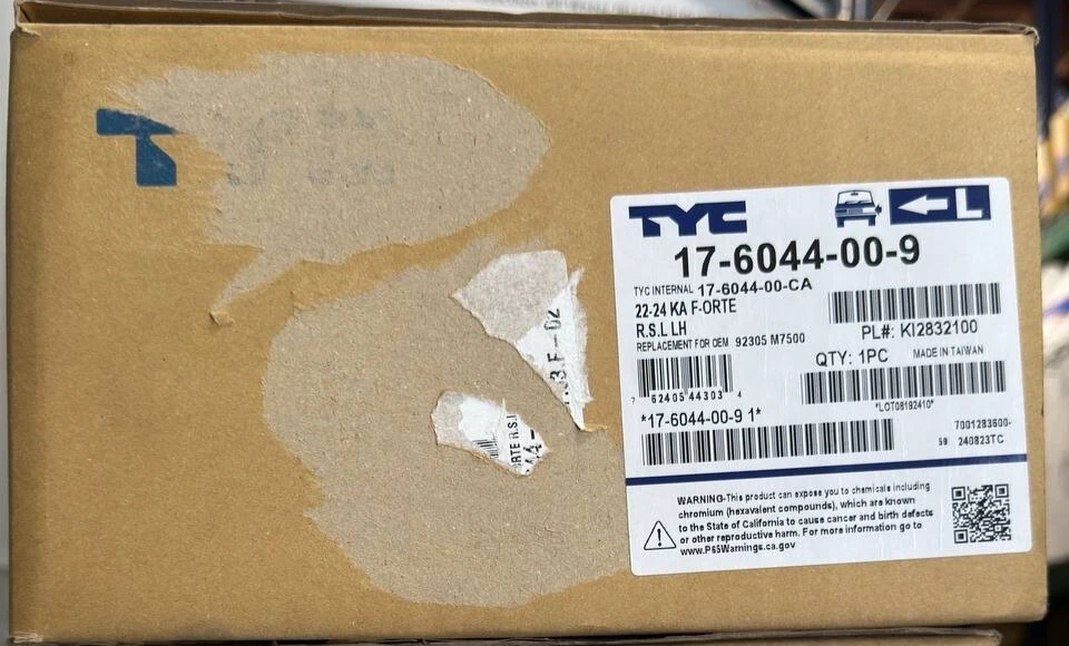 Luz intermitente lado izquierdo Kia Forte 2022-2024 nueva TYC / KI2832100 / 92305M7500 Foto 2 de 4