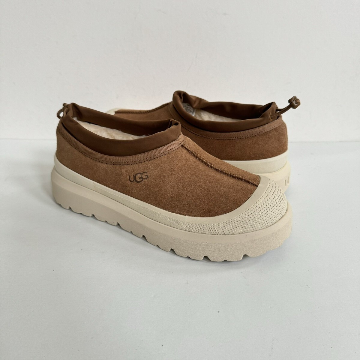 UGG TASMAN WEATHER HYBRID CHESTNUT/ WHITECAP SHOE MEN US 8 / WOMEN