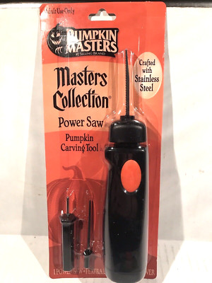Power Saw with Carving Tools 2 Blades & Screwdriver Crafting Pumpkin Masters NEW