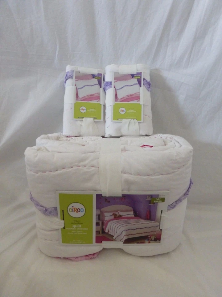 Juego de lámparas, fundas, sábanas, almohada decorativa Circo Wave & Wild Horse 9 piezas nuevo en paquete Foto 3 de 4