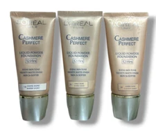 L'oreal Cashmere Perfect Liquid Powder Foundation (25ml) You Pick As Seen