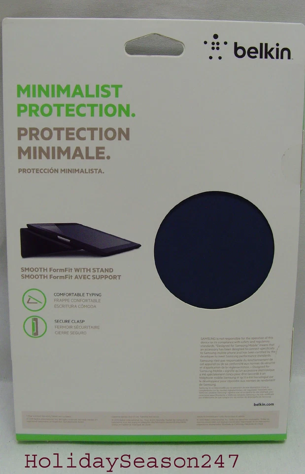 Belkin Case Stand Book Cover Flip FOR Galaxy Tab 3 10.1 Multiple Viewing Angles - Image 2 of 2