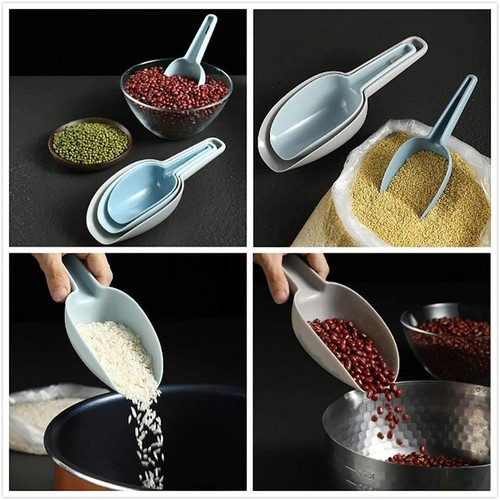 Set of 3 Ice Scoop Plastic Kitchen Ice Scoop for Canisters or Ice Maker Food ... - Picture 5 of 5