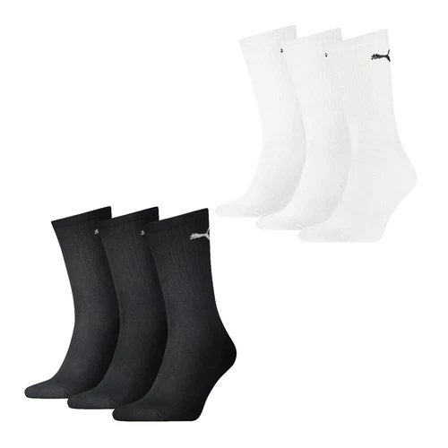 Puma Herren Damen Basic Unisex Crew Baumwolle Sport Socken - 6er Mulitipack - Bild 8 von 16