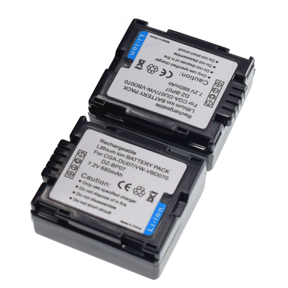 Batteria Compatibile Per Panasonic SDR-H250: 7,4V Li-Ion, 2160mAh/15,9Wh, Ricambio Sostitutivo - 2