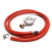 Gasschlauch 1,5 M Druckregler 28 Mbar Druckminderer Gas Italien Gasdruck