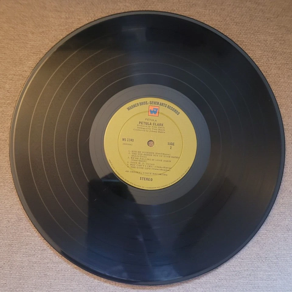 Petula Clark Don't Give Up Kiss Me Goodbye LP WS 1743 Warner Bros EX/VG+ - Image 4 of 4