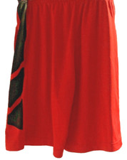 Zelos Boys Athletic Shorts Size S Red Black Elastic Waist