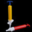 thumbnail 9  - Fuel Oil Diesel Hand Siphon Pump Manual Hand Transfer Petrol Liquid Fluid PumpJQ