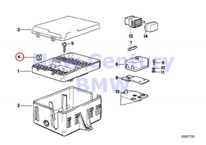 BMW Genuine Fuse 30A E23 E24 E30 E31 E32 E34 E36 E38 E39 ... e64 bmw engine wiring harness 