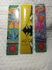 Buzz Orange And Cherry Incense Sticks Plus Made In USA Vanilla Vtg. 2004