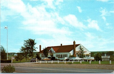 Vintage Postcard The Pallisher Restauran and Gift Shop Truro Nova Scotia Route 2