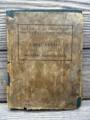 Vintage Macbeth William Shakespeare Ralph Holinsheds Chronicle Of Scotland 1577