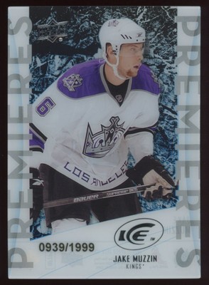 2010-11 Upper Deck Ice Premieres Jake Muzzin Rookie /1999 Los Angeles Kings #61