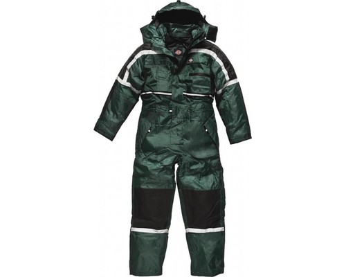 Dickies Winter Waterproof Lined Quilted Padded Coverall Tunnel Suit WARM S-3XL - Picture 2 of 16