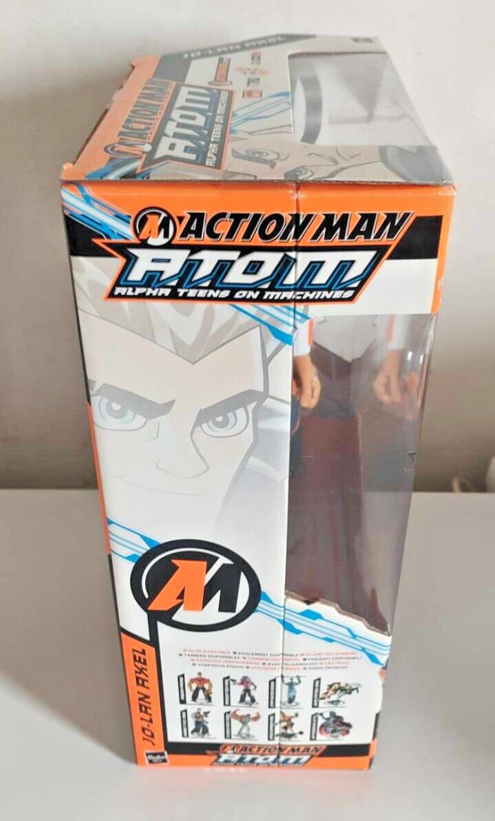 RARE 2005 ACTION MAN A.T.O.M. JO LAN AXEL ELECTRONIC HASBRO NEW
