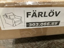 IKEA FARLOV FÄRLÖV Cover SLIPCOVER  For Armchair Djuparp Dark Gray  303.066.69