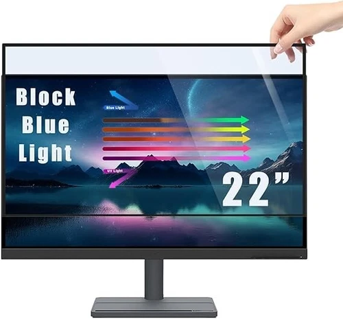 PYS 22" Blue Light Blocking Screen Protector Monitor Filter 16:10 Anti-Glare