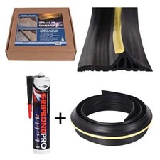 Garage Door Bottom Threshold Seal Heavy Duty Wind Water and Weather 30mm high