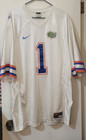 New ListingVintage Nike Florida Gators Ncaa Adult's Xl White Mesh Patch Football Jersey