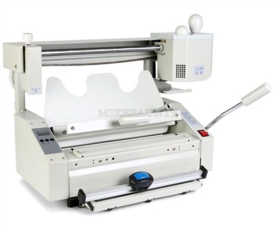 Book Binder Hot Melt Glue Perfect Binding Machine 220V New A4 Size 4 In 1 kc