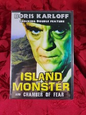ISLAND MONSTER AND CHAMBER OF FEAR (1954, 1968) Retromedia, Boris Karlof